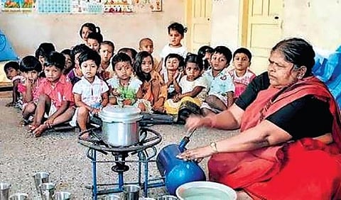 The SNF service will be provided through  over 10,000 Anganwadi centres. (File Photo)