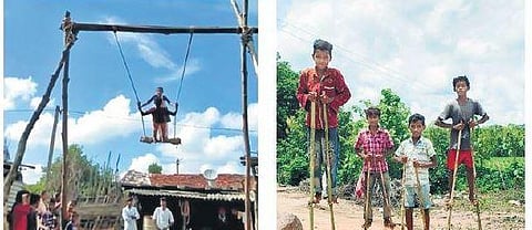 Stilt-walking, a tribal tradition that Covid couldn’t stop