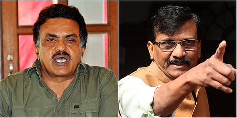 Congress leader Sanjay Nirupam (L) and Shiv Sena MP Sanjay Raut. (Photo| PTI)