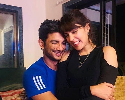 Late actor Sushant Singh Rajput and Rhea Chakraborty (Photo | Rhea Chakraborty, Instagram)