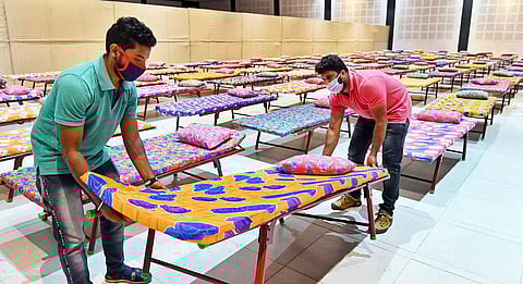 Representational image of Covid First Line Treatment Centre. (Photo | Vincent Pulickal, EPS)