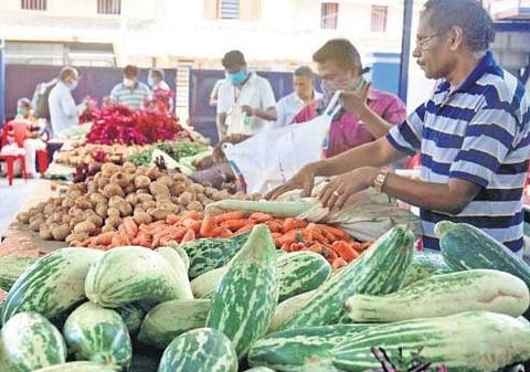A Farmer’s Friendly Market organised as part of ‘Jeevani Sanjeevani’ | file Pic