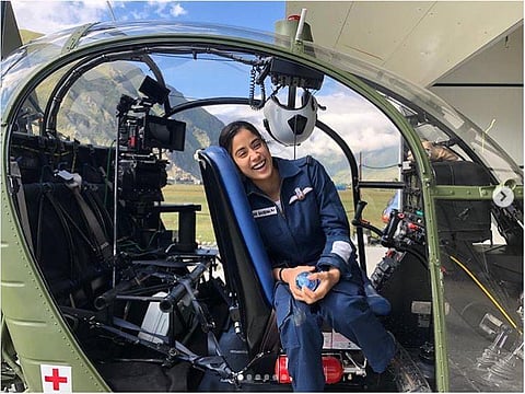 Janhvi Kapoor steps into the role of IAF pilot Gunjan Saxena, one of the first female pilots of India to fly into a war zoneJanhvi Kapoor steps into the role of IAF pilot Gunjan Saxena, one of the fir