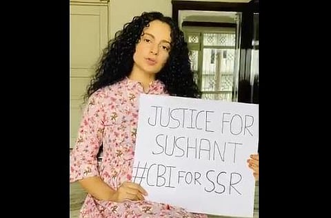 Kangana Ranaut has shared a video demanding CBI probe into the death of Sushant Singh Rajput.