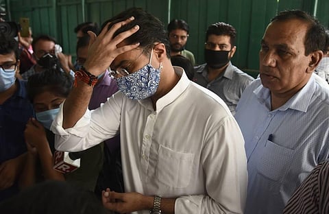 Congress leader Sachin Pilot while interacting with the media at his residence in New Delhi earlier this week. (Photo | Parveen Negi, EPS)