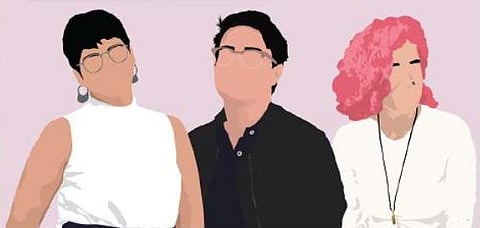 Venika Menon, Dale O’ Conell and Shivangi Agrawal of The Second Puberty