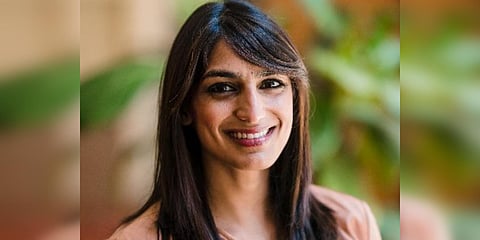 Kamala Harris' press secretary Sabrina Singh (Photo| Twitter)