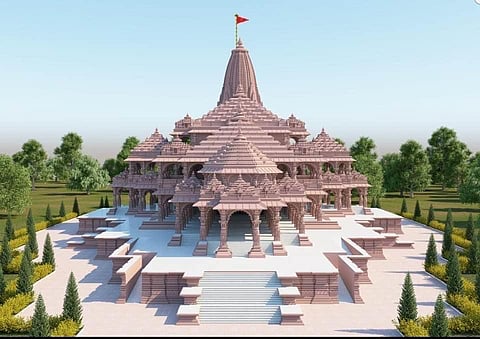 A proposed model of Ram temple in Ayodhya. (Photo | Special Arrangemnet)