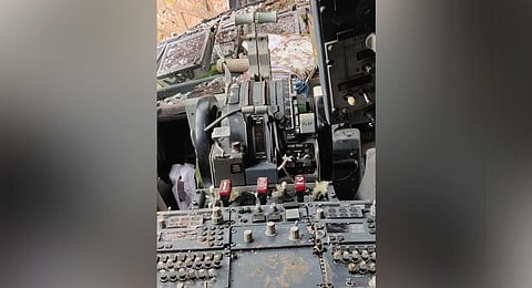 The airport officials also confirmed that the cockpit throttle was in the forward position while the spoiler flaps were also partially opened. (Photo | Express)