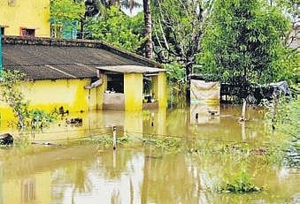 A water-logged house in Kendrapara town | Express