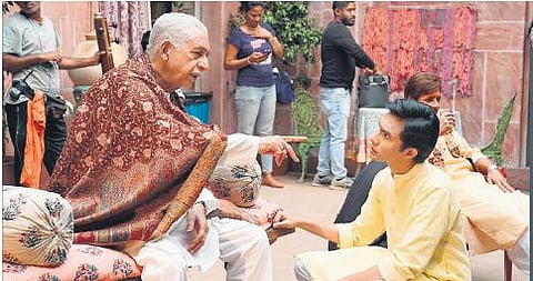 Ritwik Bhowmik with  Naseeruddin Shah