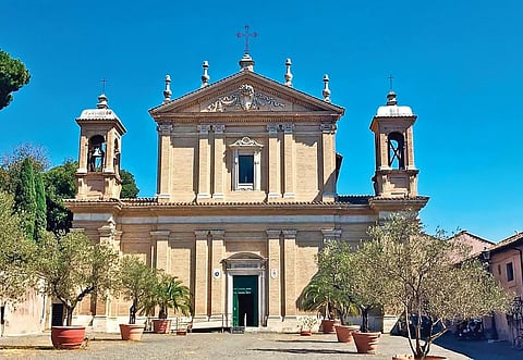 Santa Anastasia Minor Basilica church in Rome