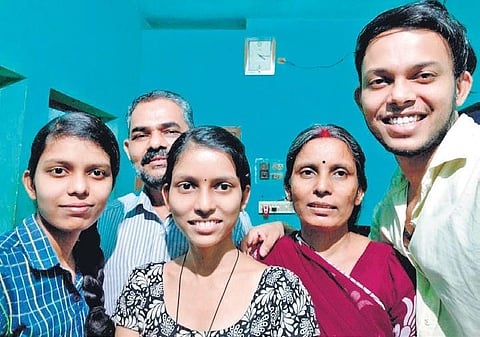 Payal with her family members