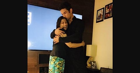 Late actor Sushant Singh Rajput with sister Priyanka Singh (Photo | Priyanka Singh, Twitter)