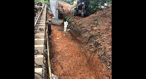 Contractors entrusted with various projects have repeatedly taken efforts to bring back workers but they are unwilling to come at this juncture. (Photo | Express)