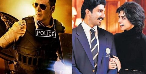 Posters of 'Sooryavanshi' (left) and '83' right (Photos | Instagram)