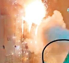 The preliminary assessment by the officials of TS Genco found that a short circuit caused the  fire.