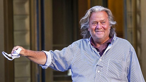 President Donald Trump's former chief strategist Steve Bannon. (Photo | AP)