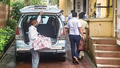 CBI team with CFSL experts at Sushant Singh Rajput’s residence at Bandra | PTI