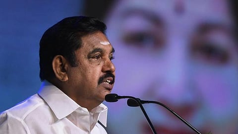 AIADMK general secretary Edappadi K Palaniswami 