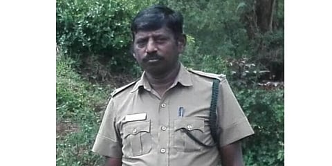 Coimbatore forest guard pens song on elephants