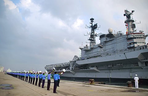File Photo of INS Viraat (K Shijith | EPS)
