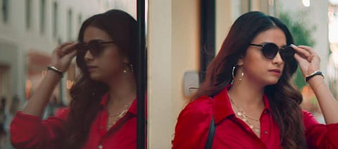 Keerthy Suresh in 'Miss India' (Photo| YouTube screengrab)