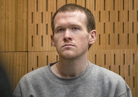 Australian Brenton Harrison Tarrant, 29, sits in the dock on the final day of his sentencing hearing at the Christchurch High Court after pleading guilty. (Photo | AP)