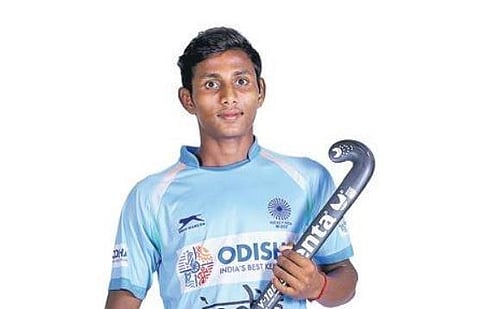 S Karthi of Tamil Nadu’s Ariyalur district was part of the India junior men’s camp in Bengaluru in March