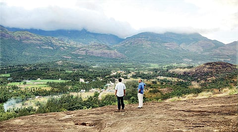 The misty rolling hills, lush mountains and panoramic scenery of Marayur. (Photo | Vincent Pulickal, EPS)