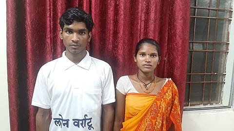 Surrendered Maoist couple Hardesh and Aasmati (Photo | EPS)