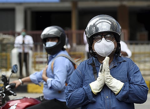 Devotees seen paying obeisance at at a temple in this file picture. (Photo | PTI)