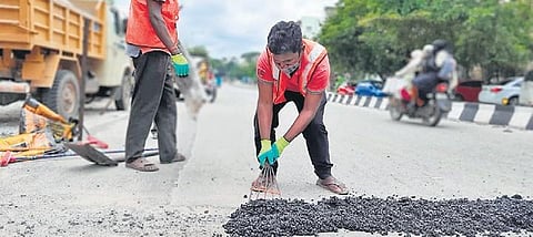 PotHoleRaja is now employing workers, instead of inviting volunteers, to fix potholes  in the city