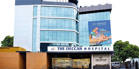 Deccan Hospital at Somajiguda, Hyderabad. (Photo| Special Arrangement)