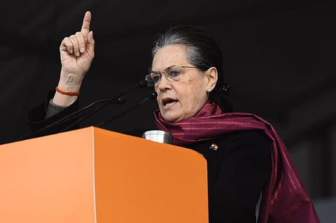 Congress president Sonia Gandhi (Photo | Twitter/ @INCIndia)