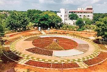 ‘Panchatatva  Walk’ is a circular track made of eight components.
