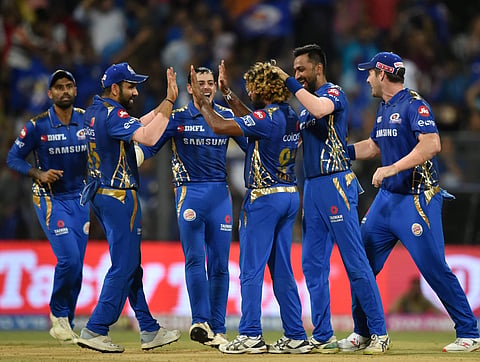 Mumbai Indians players (Photo | PTI)