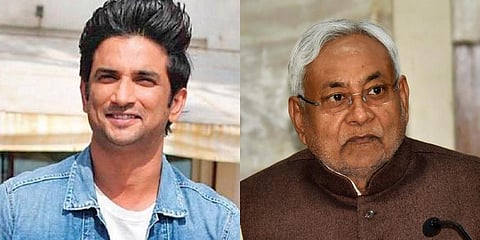 Late actor Sushant Singh Rajput and Bihar CM Nitish Kumar (Photo | PTI)