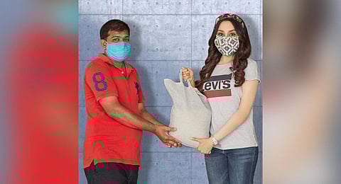 Fortified rice and supplements have been provided to families