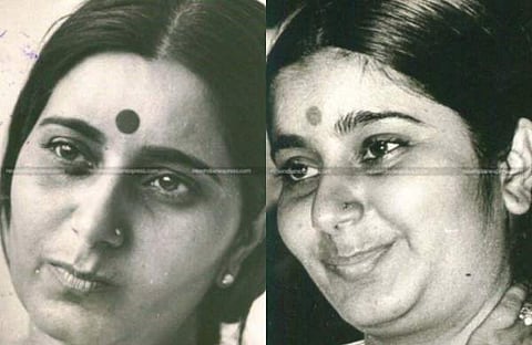 Let us take a look at some of the rare photos of veteran BJP leader and former External Affairs Minister Sushma Swaraj. (File Photo | EPS)