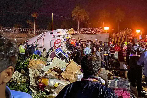 On the day rains ravaged many parts of Kerala, another tragedy happened when the Air India Express flight skidded off the runway while landing in bad weather at Kozhikode International Airport.  At le