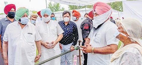 Punjab CM Cap Amarinder Singh meets families of hooch tragedy victims | PTI