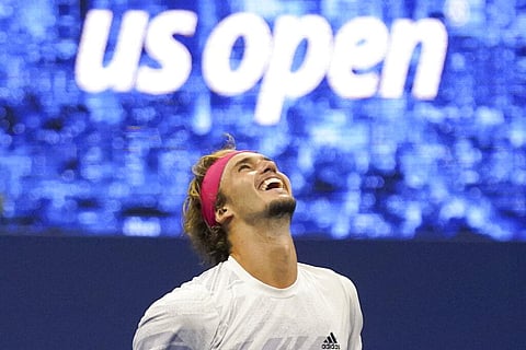 Alexander Zverev, of Germany, reacts after defeating Pablo Carreno Busta, of Spain. (Photo | AP)