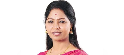 Tamil Nadu Mahila Congress president Sudha Ramakrishnan (Pphoto| Twitter)