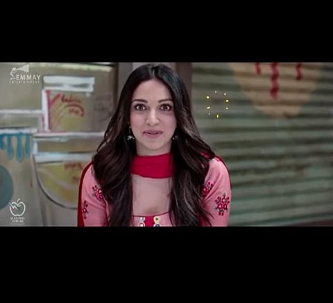 In a still from Kiara Advani's new promo for 'Indoo ki Jawaani' (Photo | Screengrab)