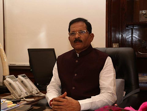 MoS Defence Shripad Naik (Photo | Twitter/@shripadynaik)
