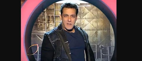 Salman Khan in a still from 'Bigg Boss 14' promo (Photo | Screengrab)