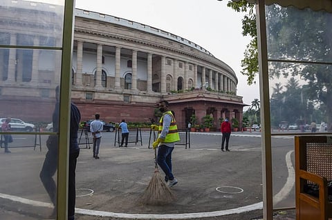 Lok Sabha has 543 members and Rajya Sabha has a strength of 245. (Photo | PTI)