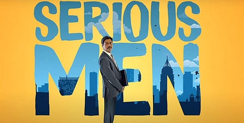Nawazuddin Siddiqui in a poster of 'Serious Men' (photo| YouTube screengrab)