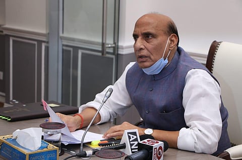 Defence Minister Rajnath Singh. (Photo| Twitter)